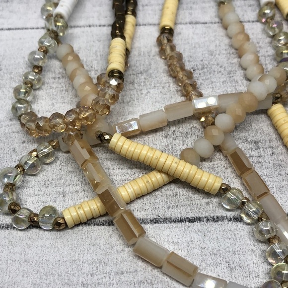 Curated bundle layered look Loft and More necklaces long extra long tassel beads - Picture 8 of 8